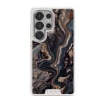 Enchanted Mirror - Marble Samsung Galaxy S25 Ultra Case, Elite Light (Magnetic) / Silver