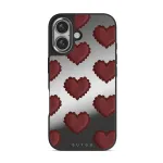 Loveholic - iPhone 16 Case, Elite Mirror Dark (MagSafe) / Silver