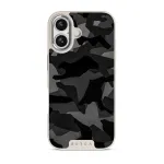 Night Black Camouflage - iPhone 17 Case, Elite Light (MagSafe) / Silver