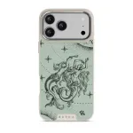 Virgo - iPhone 17 Pro Max Case, Elite Light (MagSafe) / Silver / Turquoise