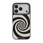 Rabbit Hole - iPhone 17 Pro Case, Elite Dark (MagSafe) / Silver