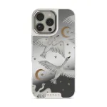 Star Crossed - iPhone 16 Pro Case, Elite Mirror Light (MagSafe) / Silver