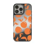 Peach Fuzz - iPhone 16 Pro Max Case, Elite Mirror Dark (MagSafe) / Silver