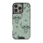 Taurus - iPhone 16 Pro Max Case, Elite Dark (MagSafe) / Silver / Turquoise