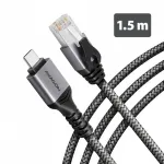 1 Gbit kaabel 1,5 m RJ45 ADE-CM15 USB-C LAN-adapter