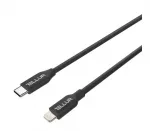 Telluri andmekaabel, Apple MFI sertifikaat, C-t&uuml;&uuml;pi Lightning, 1 m must