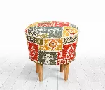 Pouf Hanah koduvaip, mitmev&auml;rviline, 42 x 42 x 42