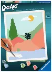 Ravensburger CreArt numbrite j&auml;rgi maalimise komplekt &bdquo;Minimalistlik maastik #2&ldquo;