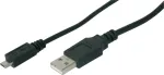 "DIGITUS USB 2.0 Anschlusskabel Type A -micro B St/St 3.0m. sw"