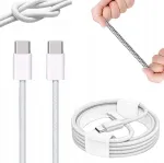 &bdquo;Vega&ldquo; USB-C &ndash; USB-C-kaabel, 1 m, valge (34802)