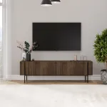 TV-alus, Hanah Home, p&auml;hklipuu, 160 x 45,6 x 31,4
