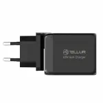GaN 65 W 3-portiline seinalaadija, 2xUSB-C + USB-A, EL, Suurbritannia, USA