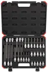 GEDORE Red screwdriver socket set, 1/2 (black/red, 32 pieces, TORX, in