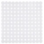 Bathmat Brick White 54x54cm