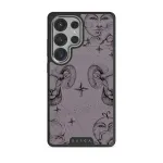 Aries - Samsung Galaxy S25 Ultra Case, Elite Dark (Magnetic) / Silver / Purple