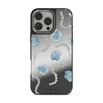 Nerida - iPhone 16 Pro Case, Elite Mirror Dark (MagSafe) / Silver