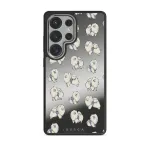 Snooze - Samsung Galaxy S25 Ultra Case, Elite Mirror Dark (Magnetic) / Silver