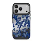 Butterfly Effect - iPhone 17 Pro Case, Elite Mirror Dark (MagSafe) / Silver