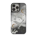 Star Crossed - iPhone 16 Pro Max Case, Elite Mirror Dark (MagSafe) / Silver