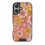 Garden Brunch - Floral iPhone 16 Plus Case, Elite Dark (MagSafe) / Silver