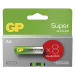 Patareid &ndash; GP Super Alkaline LR6, 8 tk, G-TECH tehnoloogia