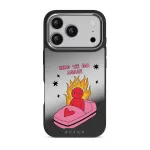 Buckle Up - iPhone 17 Pro Case, Elite Mirror Dark (MagSafe) / Silver