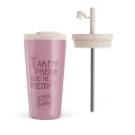 Read Me - Travel Mug, 500 ml / Flap & Straw Set
