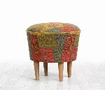 Pouf Hanah koduvaip, mitmev&auml;rviline, 42 x 42 x 42