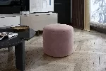 Pouf Linsy, roosa, kangas Mat Velvet 63