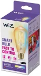 WiZ nutikas lamp, E27, merevaigukollane klaas, kombineeritavad valged - valged valgusvarjud, Wi-Fi, 2000-5000 K, 650 lm