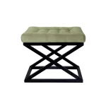 Pouf, Hanah Home, Capraz, must Roheline, 50 x 42 x 40