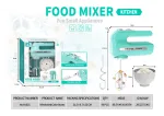 Mixer with Spinning Function + Accessories