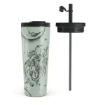 Virgo - Travel Mug, 700 ml / Flap & Straw Set / Turquoise