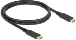 "Delock USB 2.0 kaabel Type-C zu Type-C 1 m PD 5 A E-Marker"