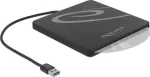 "V&auml;line korpus 5,25" Slot-in t&uuml;&uuml;pi &otilde;hukeste SATA-ketaste (9,5 / 12,7 mm) jaoks USB Type-A &uuml;hendusega, must"