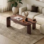 Kohvilaud, Hanah Home, Milano p&auml;hklipuu, 147 x 35 x 87