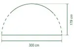 Event Shelter Pro M Sunwall Silver