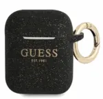 Silicone Glitter AirPods 1/2 cover black