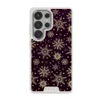 Sleeping Beauty - Snowflakes Samsung Galaxy S25 Ultra Case, Elite Light (Magnetic) / Silver