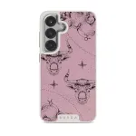 Taurus - Samsung Galaxy S25 Plus Case, Elite Light (Magnetic) / Silver / Pink