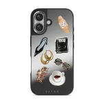 Boss Babe - iPhone 16 Case, Elite Mirror Dark (MagSafe) / Silver
