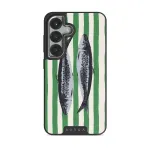 Sardinhas - Samsung Galaxy S25 Plus Case, Elite Dark (Magnetic) / Silver