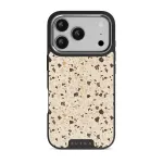 Distant Noise - Terazzo iPhone 17 Pro Case, Elite Dark (MagSafe) / Silver
