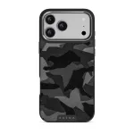 Night Black Camouflage - iPhone 17 Pro Max Case, Elite Dark (MagSafe) / Silver