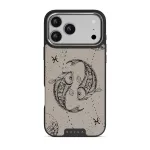 Pisces - iPhone 17 Pro Max Case, Elite Dark (MagSafe) / Silver / Nude