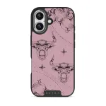 Taurus - iPhone 17 Case, Elite Dark (MagSafe) / Silver / Pink