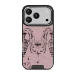 Aquarius - iPhone 17 Pro Case, Elite Dark (MagSafe) / Silver / Pink