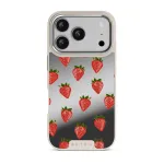 Strawberry Girl - iPhone 17 Pro Case, Elite Mirror Light (MagSafe) / Silver