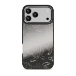 Earth Shell - iPhone 17 Pro Max Case, Elite Mirror Dark (MagSafe) / Silver