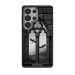 Skyborn - Samsung Galaxy S25 Ultra Case, Elite Mirror Dark (Magnetic) / Silver